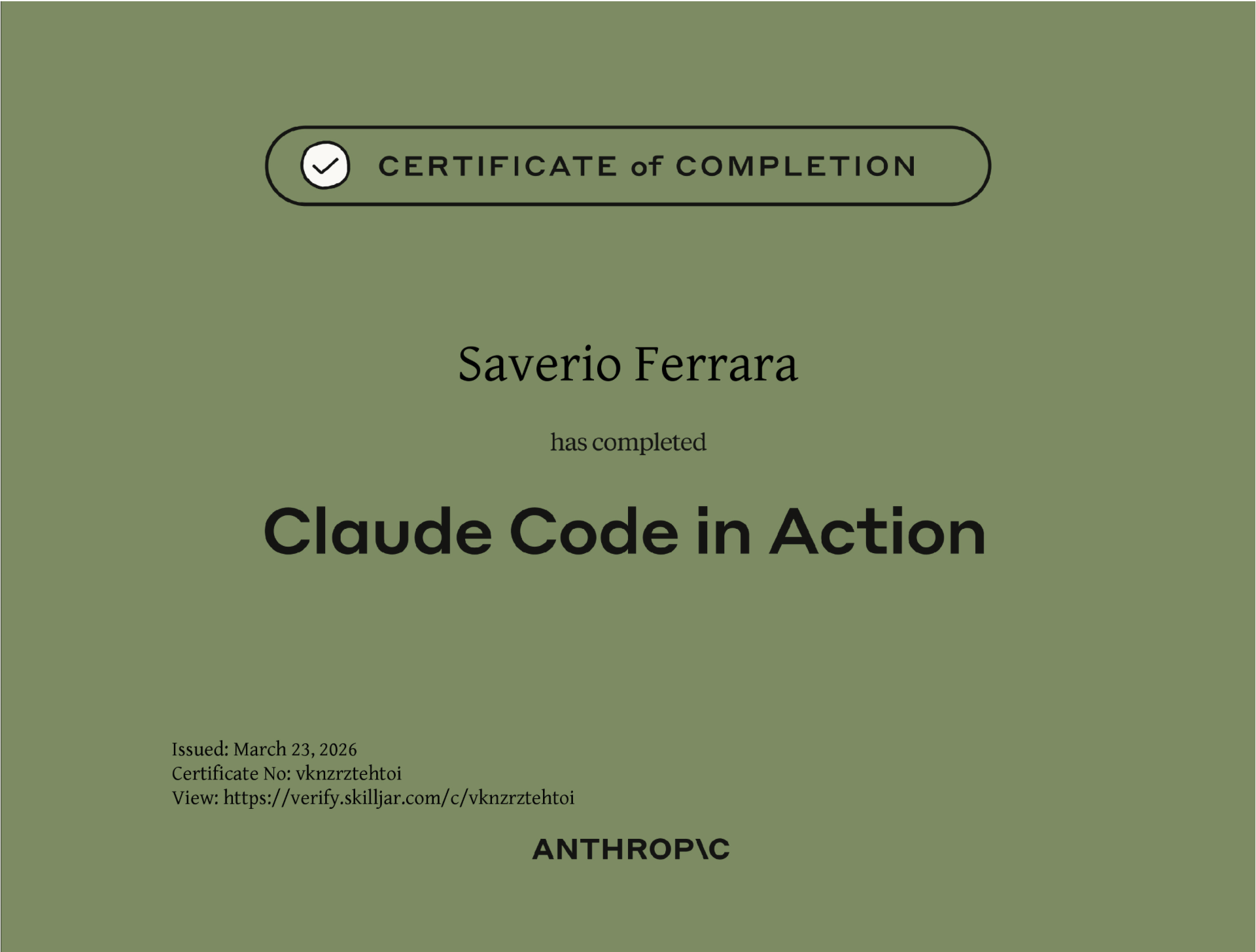 Anthropic courses: Claude Code in Action | Code, Learn, Repeat